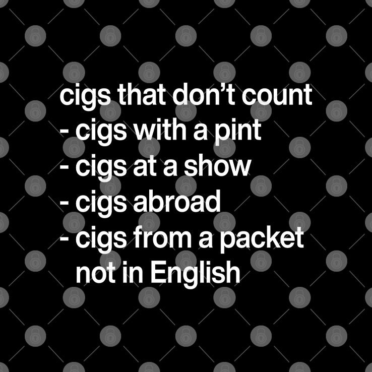 Cigs That Don’t Count T Shirt