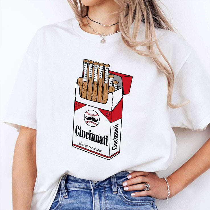 Cincinnati Baseball Bat Pack Parody Shirt