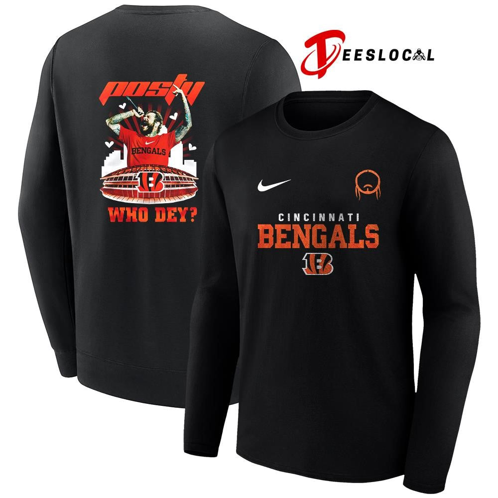Cincinnati Bengals x Post Malone Posty stadium shirt