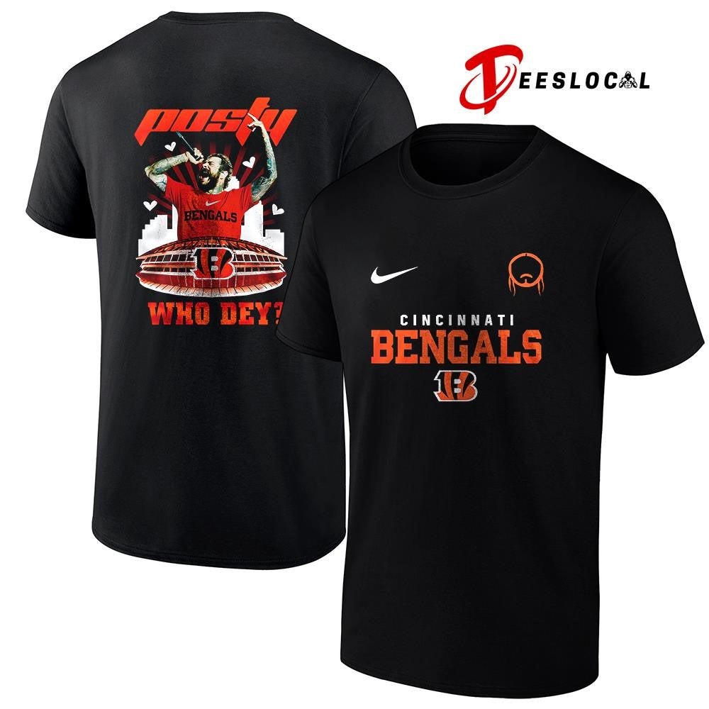 Cincinnati Bengals x Post Malone Posty stadium shirt