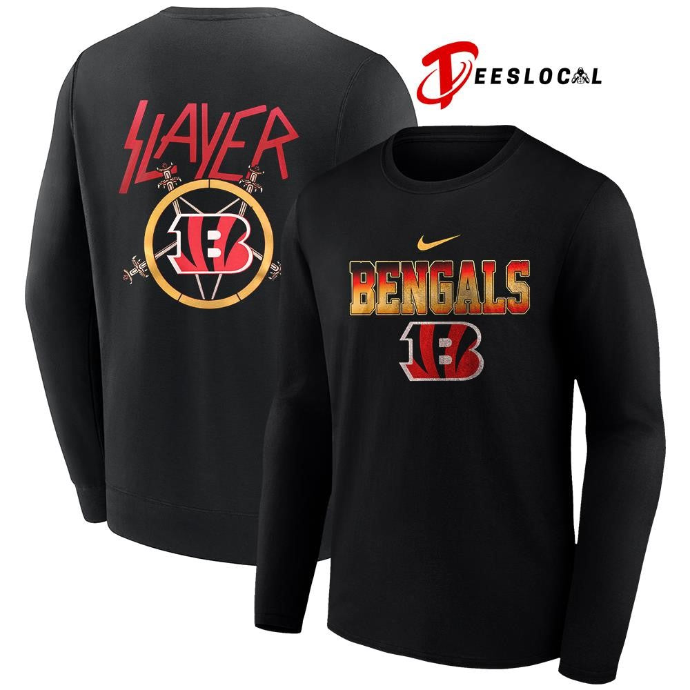Cincinnati Bengals x Slayer logo shirt