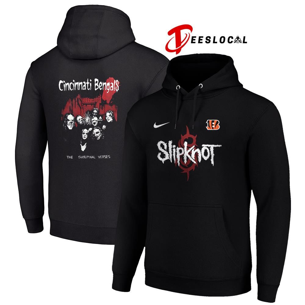 Cincinnati Bengals x Slipknot the sublimnal verses graphic shirt