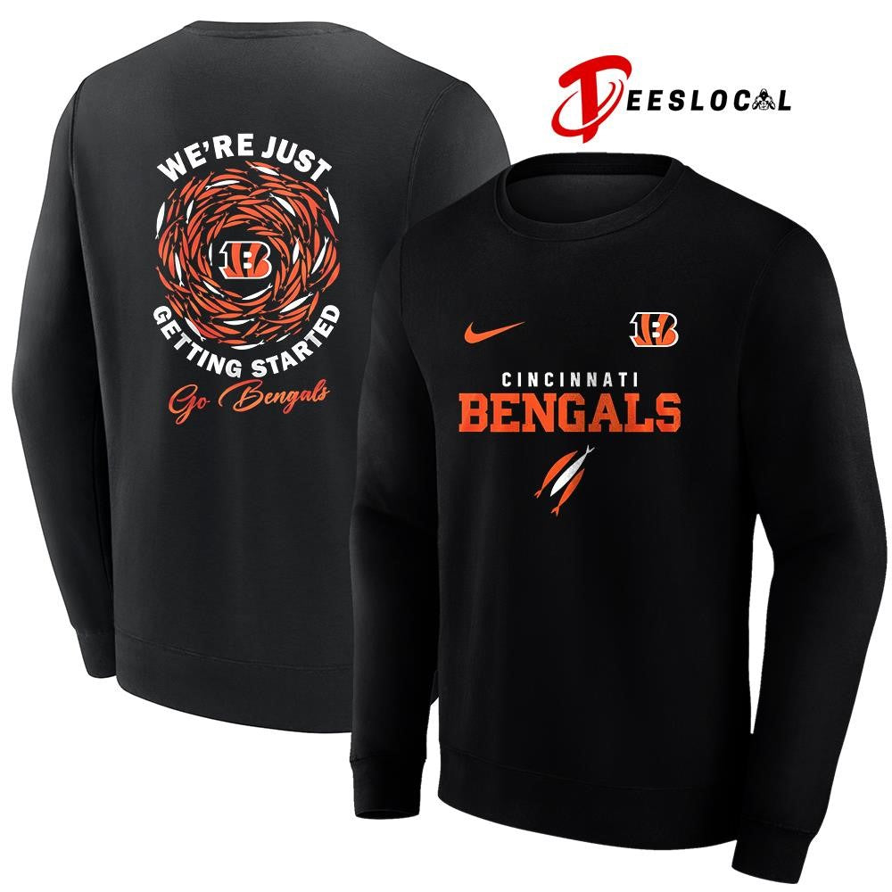 Cincinnati Bengals x The Chosen we’re just getting started logo shirt