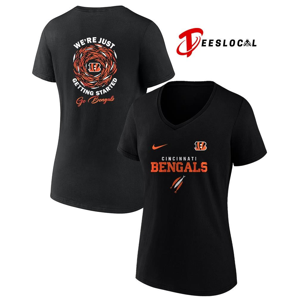 Cincinnati Bengals x The Chosen we’re just getting started logo shirt