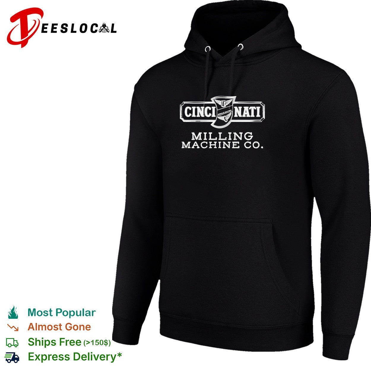 Cincinnati Milling Machine Co vintage industrial badge logo graphic shirt design