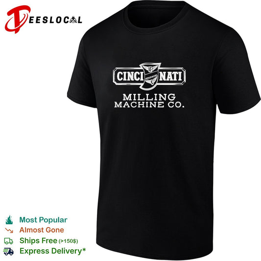 Cincinnati Milling Machine Co vintage industrial badge logo graphic shirt design