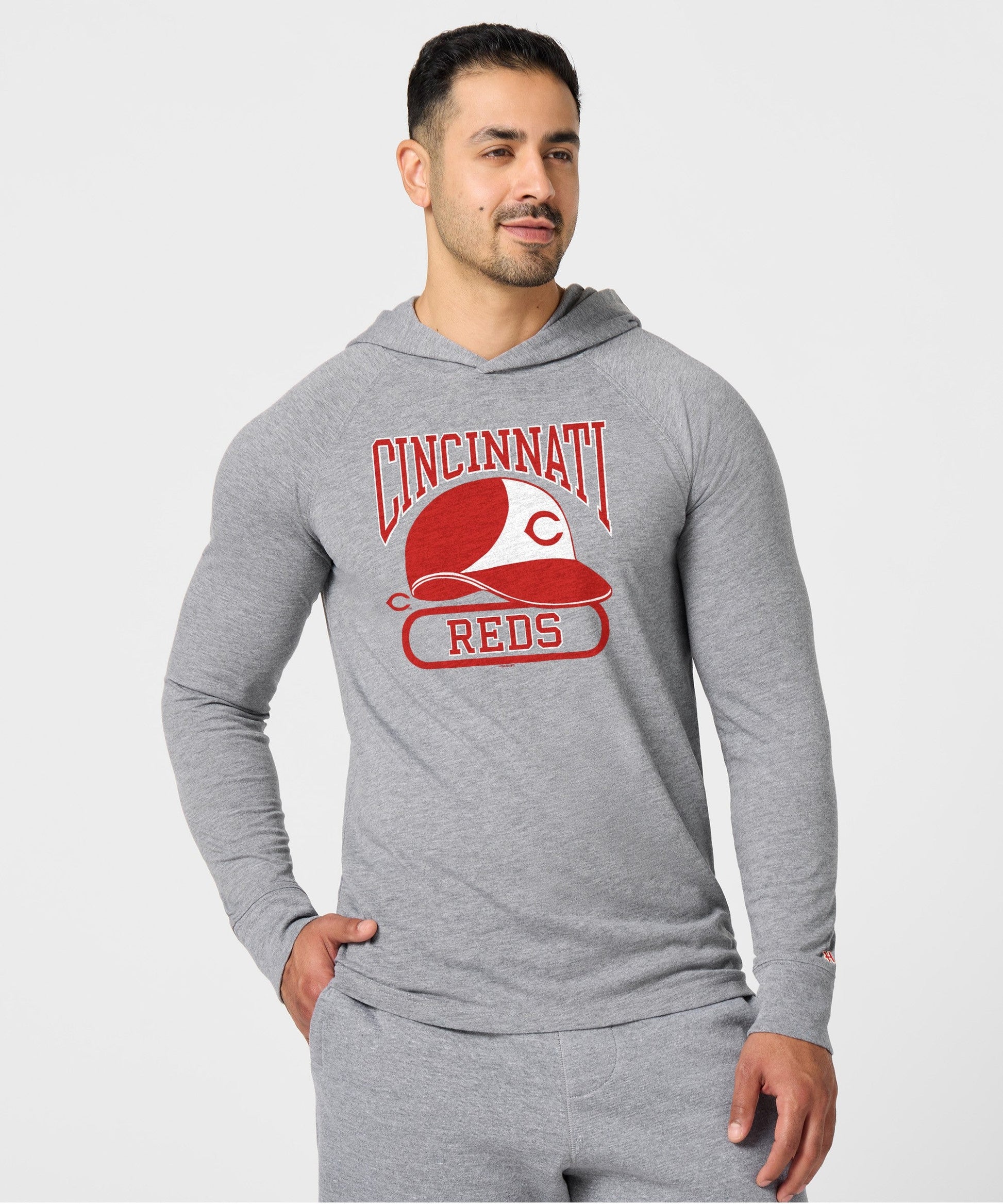 Cincinnati Reds Helmet Lightweight Hoodie