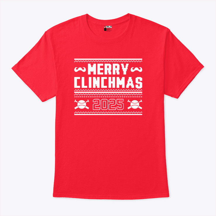 Cincinnati Reds Merry Clinchmas 2025 T Shirt