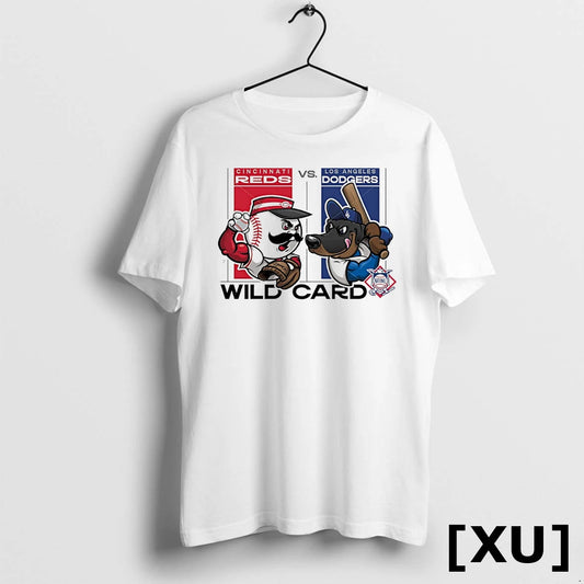 Cincinnati Reds Vs Los Angeles Dodgers 2025 Mlb Wild Card Matchup Mascot Tshirts Sweater
