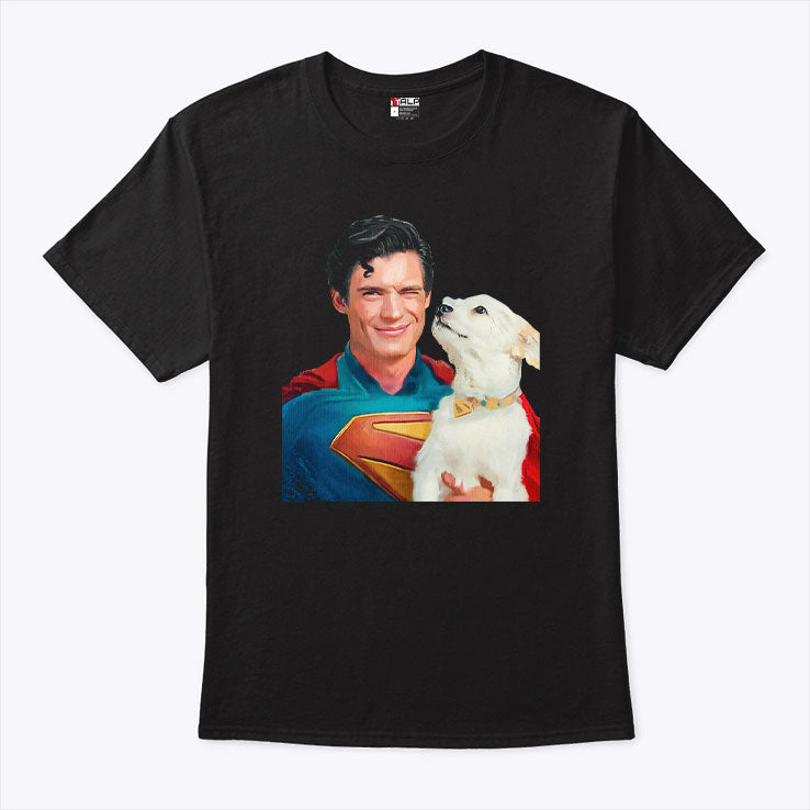 Clark Kent And Krypto The Superdog T Shirt