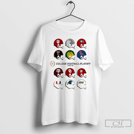 Classic 2025 College Football Playoff Field Toy Team Helmets - clothing by TeeHivey.com