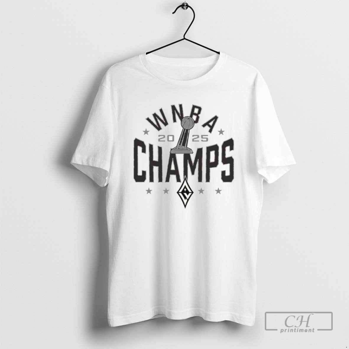 Classic 2025 Wnba Champs Las Vegas Aces Trophy Logo T Shirts - clothing by TeeHivey.com