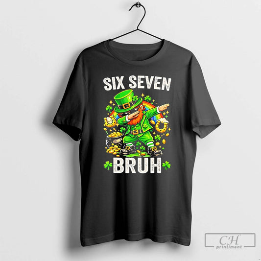 Classic 67 Meme Shamrock St Patricks Day Six Seven