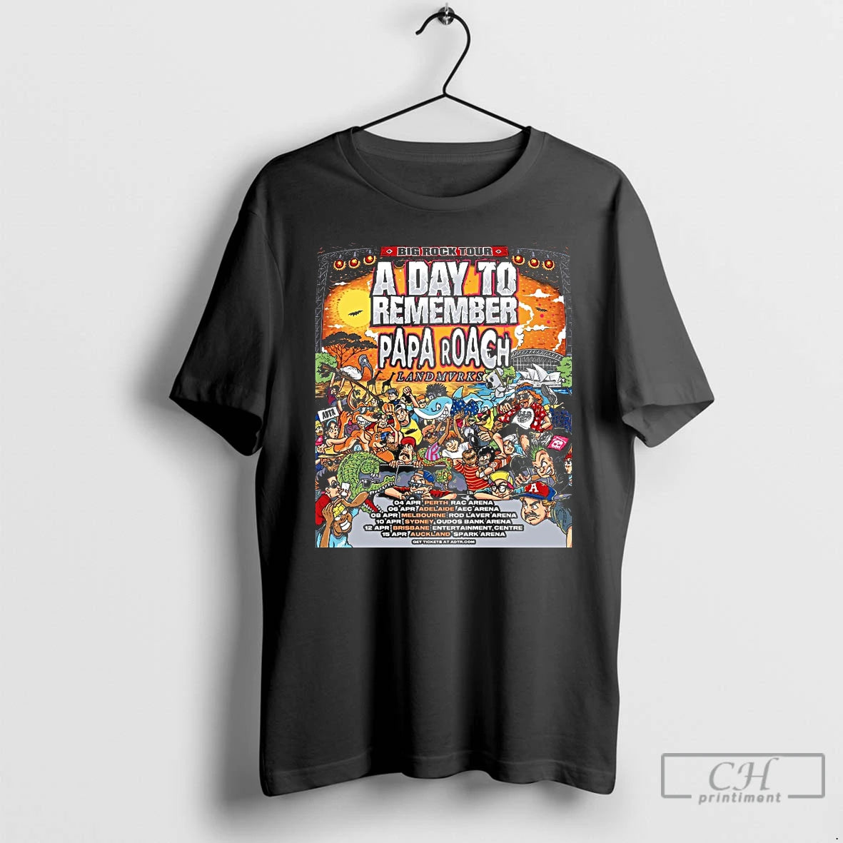 Classic A Day To Remember Big Rock Tour Show April 2025 - clothing by TeeHivey.com