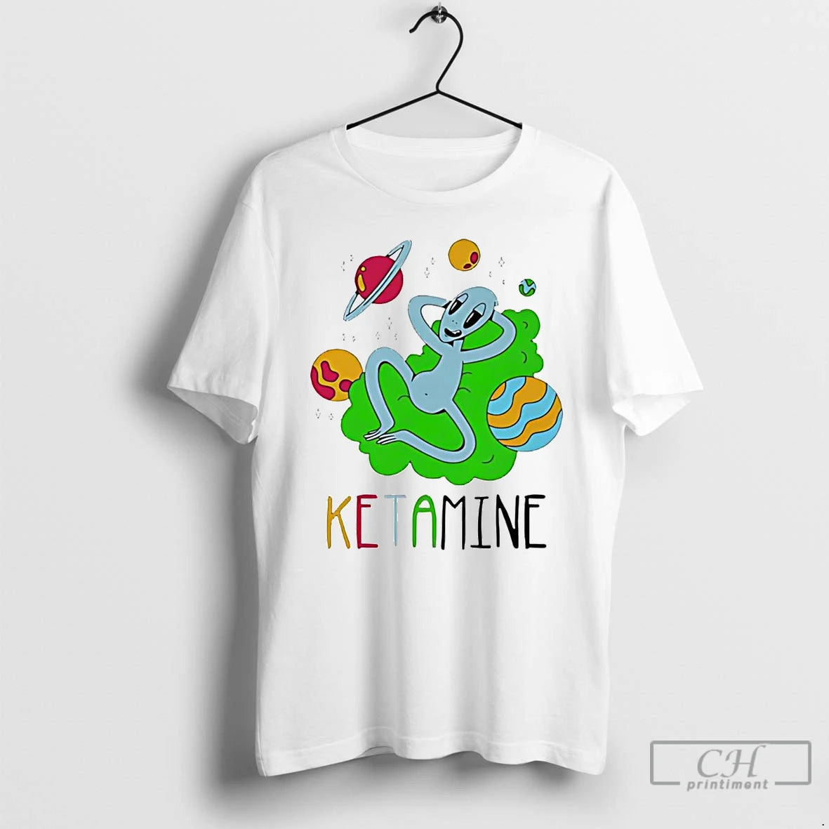 Classic Alien Ketamine T Shirts - clothing by TeeHivey.com