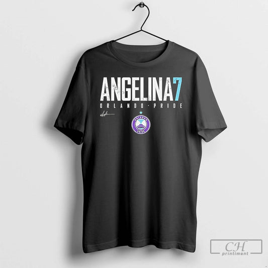 Classic Angelina 7 Orlando Pride Name And Number Signature