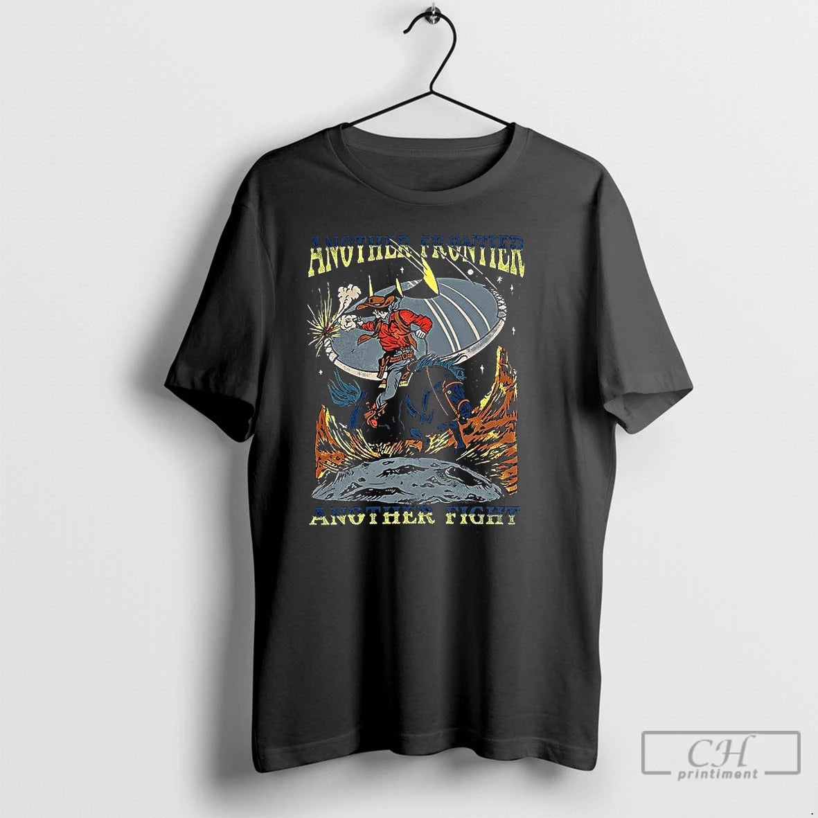 Classic Another Frontier Another Fight Cowboys Attack Ufo Wild West And Science Fiction Comic - clothing by TeeHivey.com