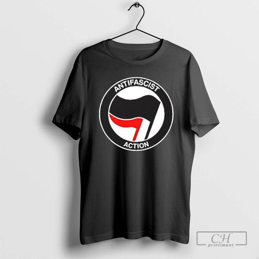 Classic Anti Fascist Action Flag T Shirts - clothing by TeeHivey.com