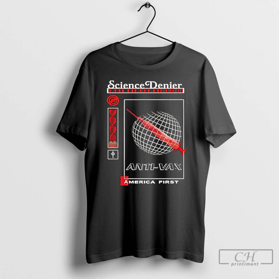 Classic Anti Vax Science Denier America First - clothing by TeeHivey.com
