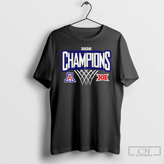 Classic Arizona Wildcats Cardinal 2026 Big 12 Mens Basketball Regular Season Champions T Shirts Sweater