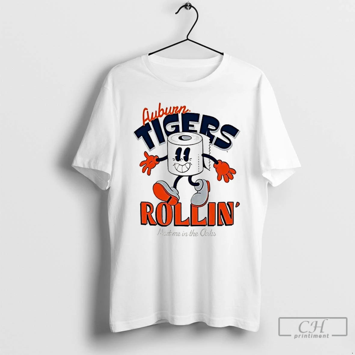Classic Auburn Tigers Rolling Meet Me In The Oaks - clothing by TeeHivey.com