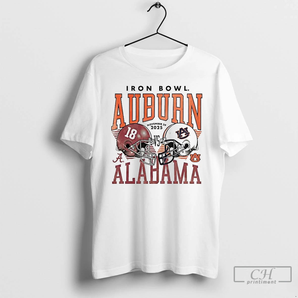 Classic Auburn Tigers Vs Alabama Crimsom Tide 2025 Iron Bowl Head To Head Matchup - clothing by TeeHivey.com