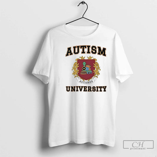 Classic Autism University Coat Of Arms - clothing by TeeHivey.com