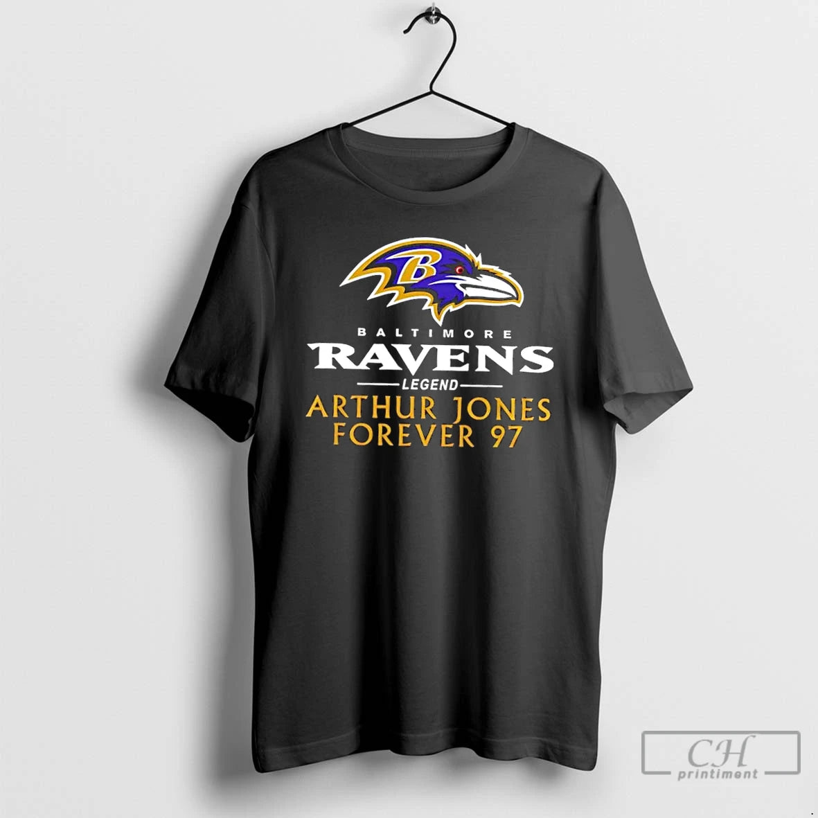 Classic Baltimore Ravens Forever 97 Arthur Jones Rest In Peace 2 Sided T Shirts - clothing by TeeHivey.com