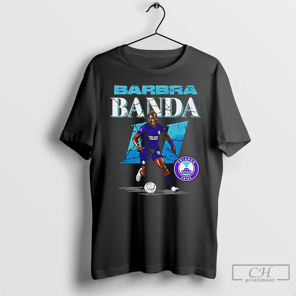 Classic Barbra Banda Orlando Pride Cracked Number
