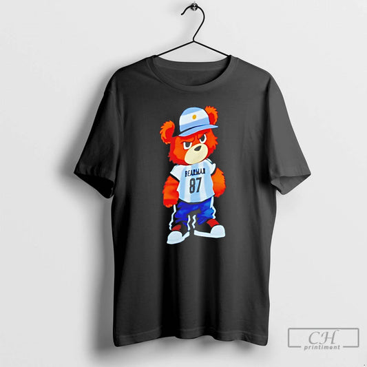 Classic Bearman 87 Teddy Bear - clothing by TeeHivey.com