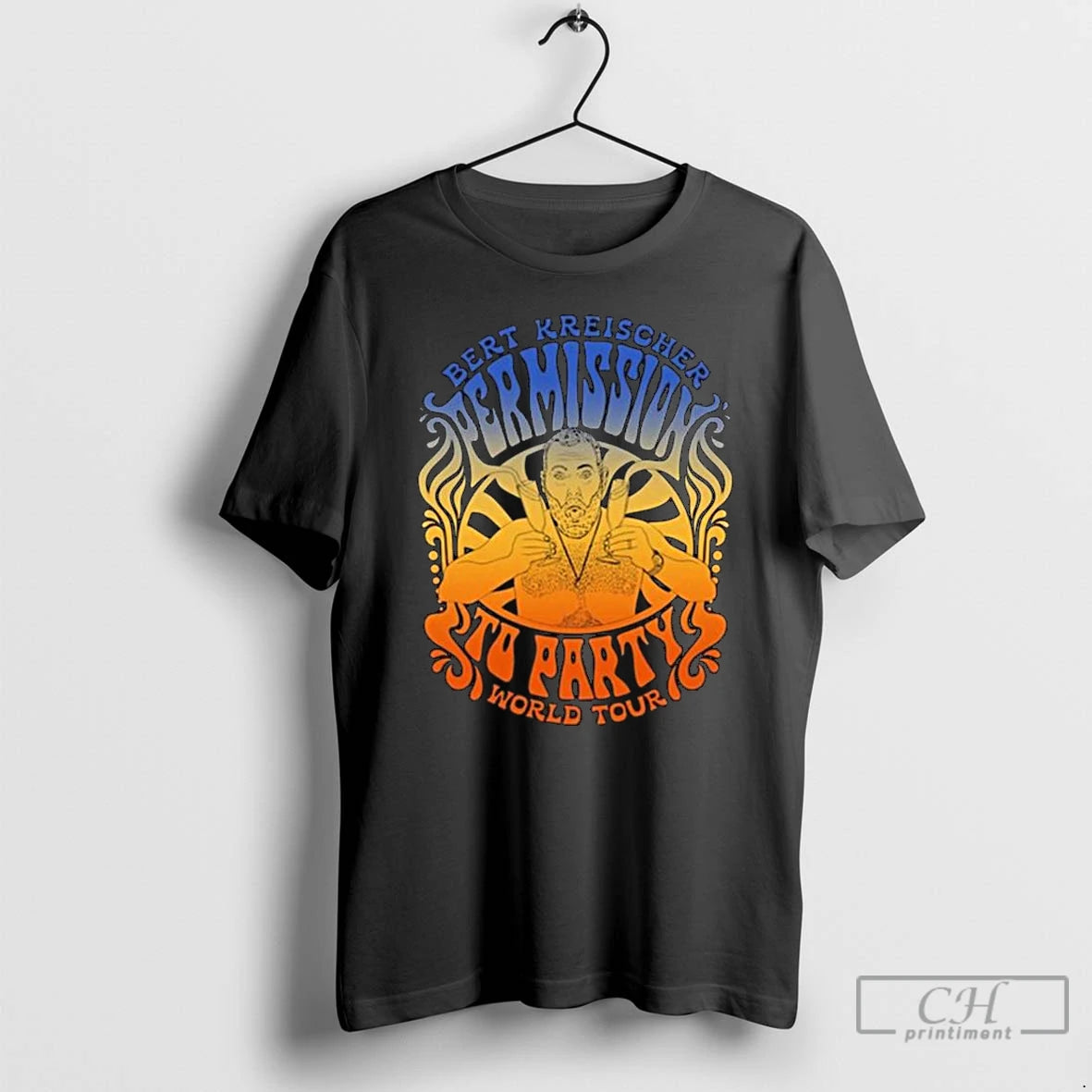 Classic Bert Kreischer Permission To Party Long Sleve T Shirts - clothing by TeeHivey.com