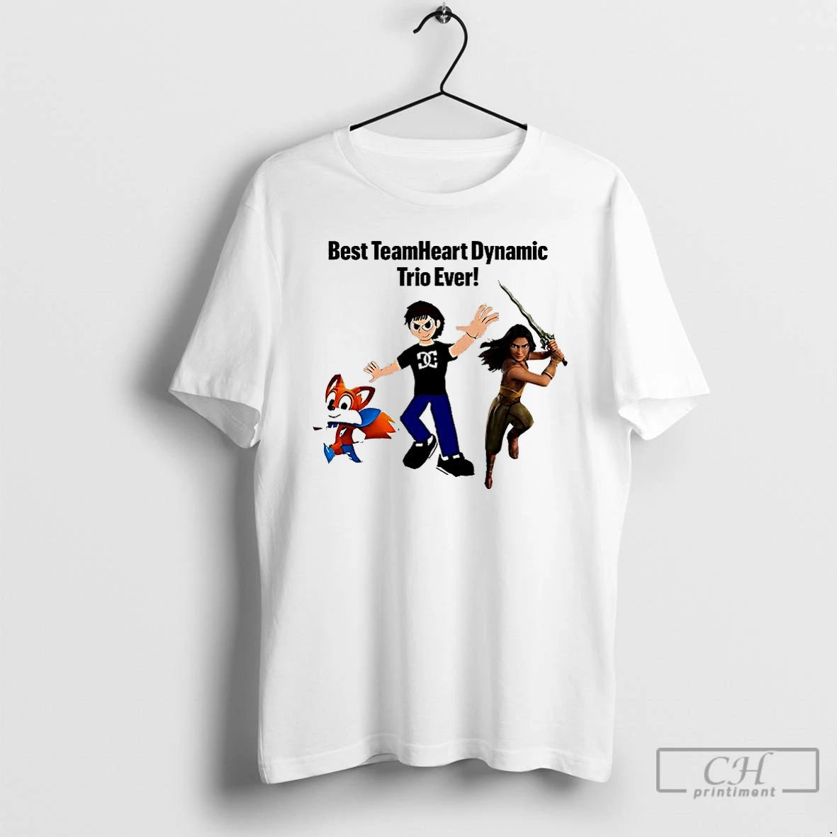 Classic Best Team Heart Dynamic Trio Ever - clothing by TeeHivey.com