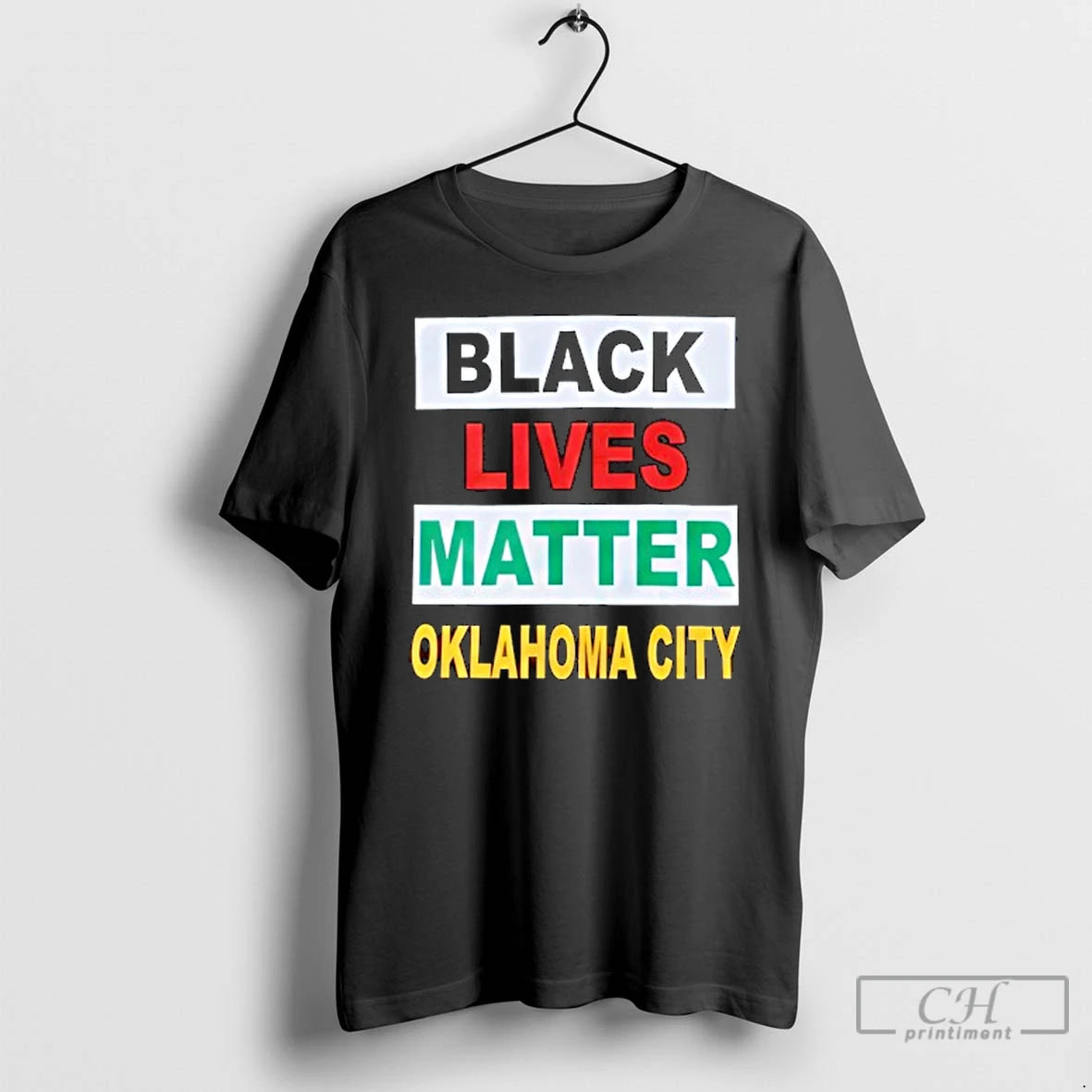 Classic Black Lives Matter Oklahoma City - clothing by TeeHivey.com