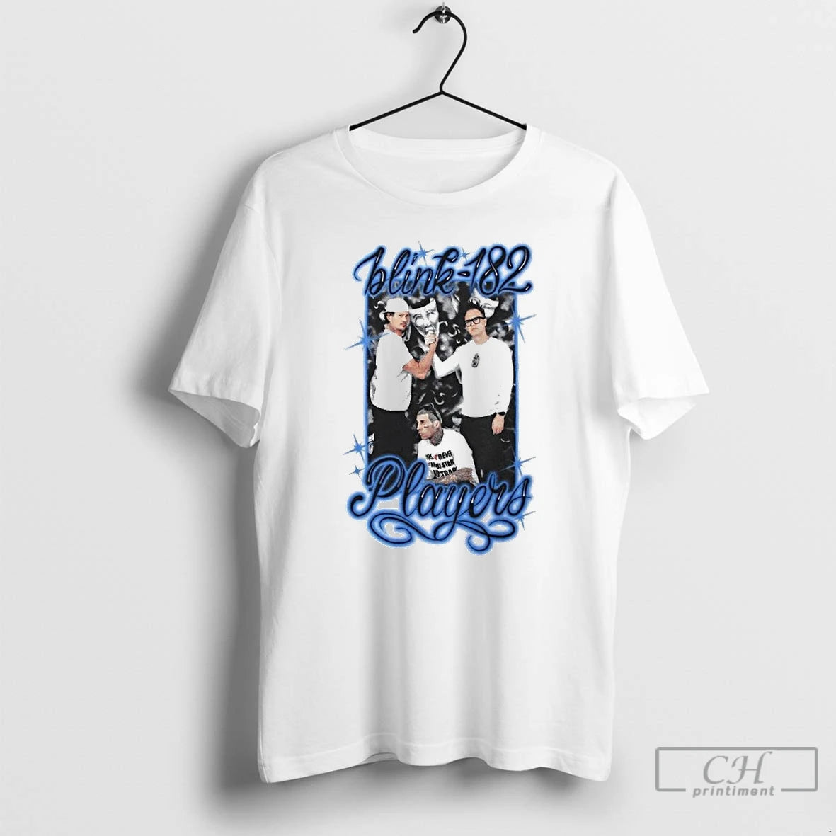 Classic Blink 182 Players Portrait - clothing by TeeHivey.com