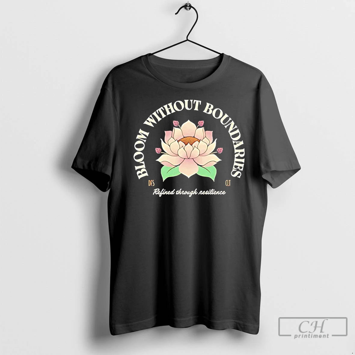 Classic Bloom Without Boundaries Refined Through Resilence - clothing by TeeHivey.com