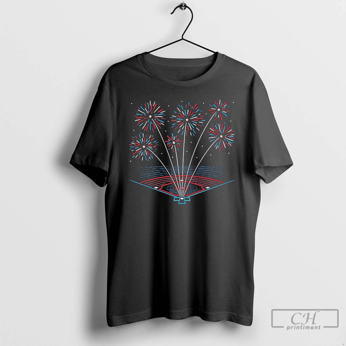 Classic Bombs Bursting In Air Baseball Fireworks Usa