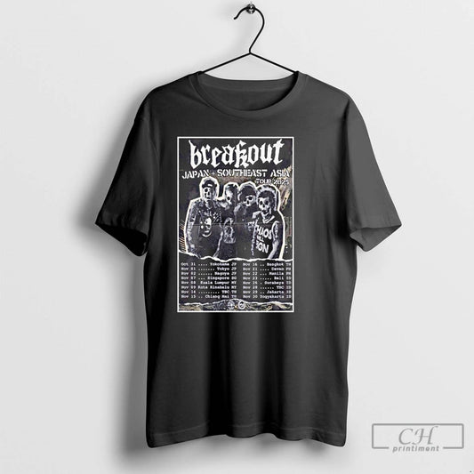 Classic Breakout Japan Southeast Asia Tour 2025 T Shirts - clothing by TeeHivey.com