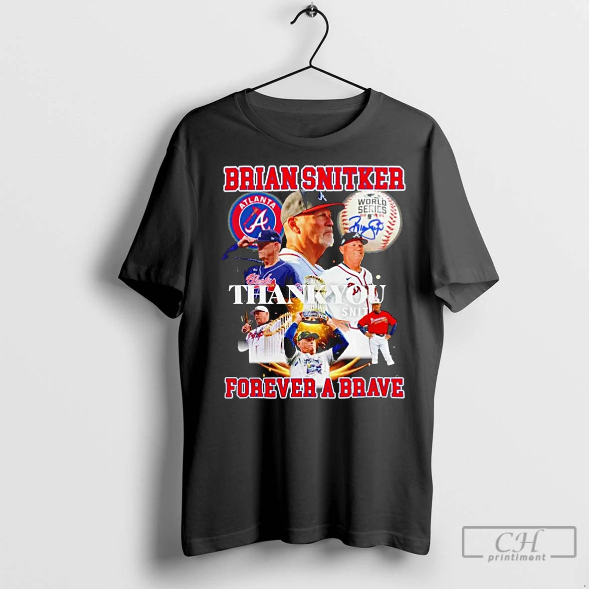 Classic Brian Snitker Thank You Forever A Brave 2025 - clothing by TeeHivey.com