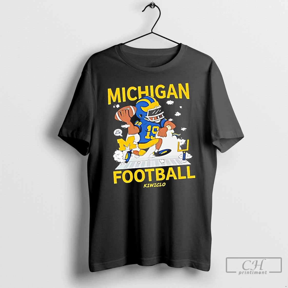 Classic Bryce Underwood Michigan Wolverines 19 Football Kiwiclo T Shirts - clothing by TeeHivey.com