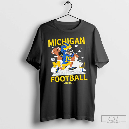Classic Bryce Underwood Michigan Wolverines 19 Football Kiwiclo T Shirts - clothing by TeeHivey.com
