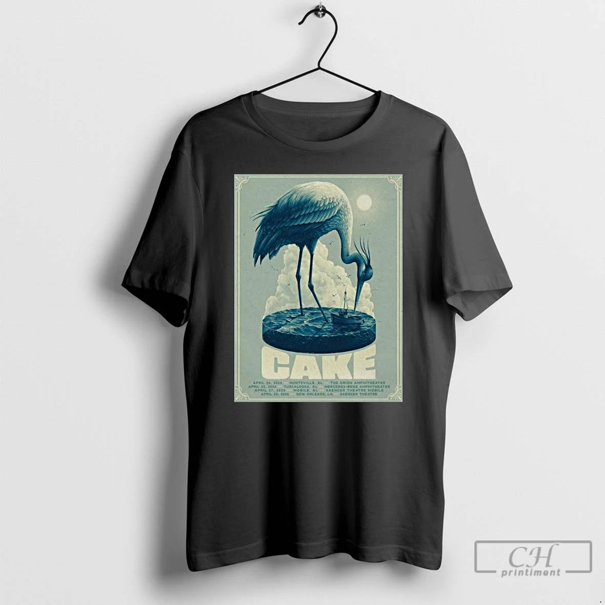 Classic Cake Band Show Alabama Louisiana April 2026 Long Sleve T Shirts - clothing by TeeHivey.com