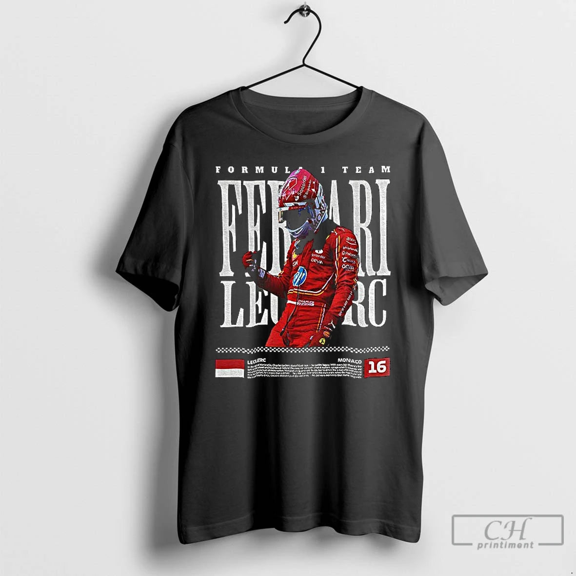 Classic Charles Leclerc Ferrari F1 Mclaren Racing World Champion - clothing by TeeHivey.com