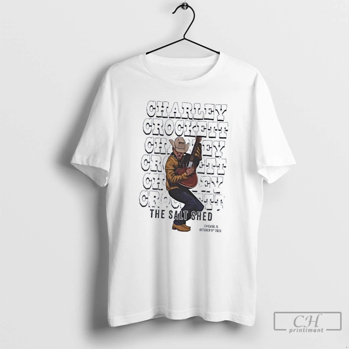Classic Charley Crockett The Salt Shed Chicago Il 10 9 2025 T Shirts - clothing by TeeHivey.com