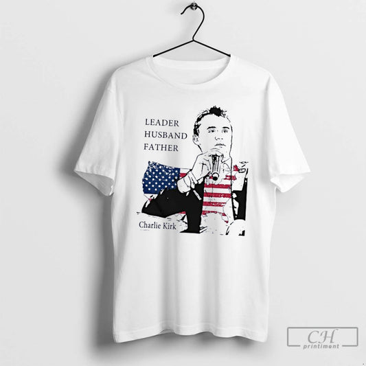 Classic Charlie Kirk Leader Husband Father America T Shirts - clothing by TeeHivey.com