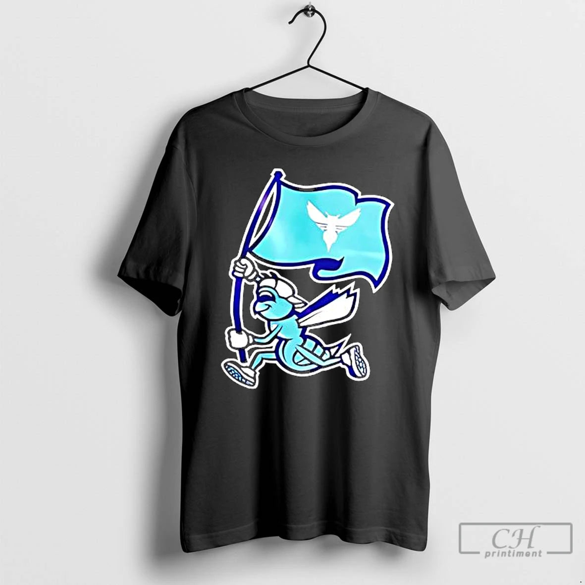 Classic Charlotte Hornets Mascot Logo - clothing by TeeHivey.com