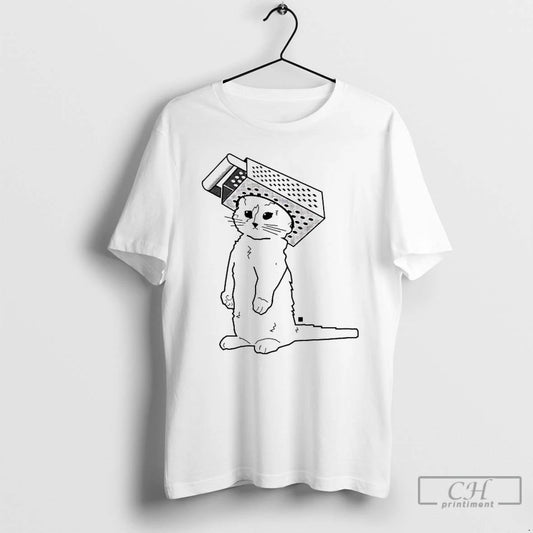 Classic Cheese Grater Gary Cat Head - clothing by TeeHivey.com