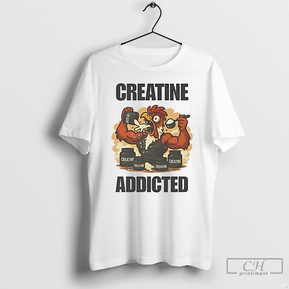 Classic Chicken Creative Addicted T Shirts - clothing by TeeHivey.com