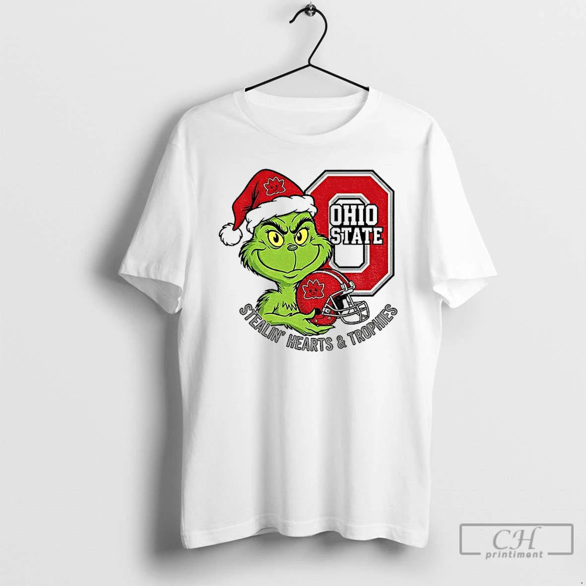 Classic Christmas Grinch Inspired Ohio State Stealin Hearts Trophies - clothing by TeeHivey.com