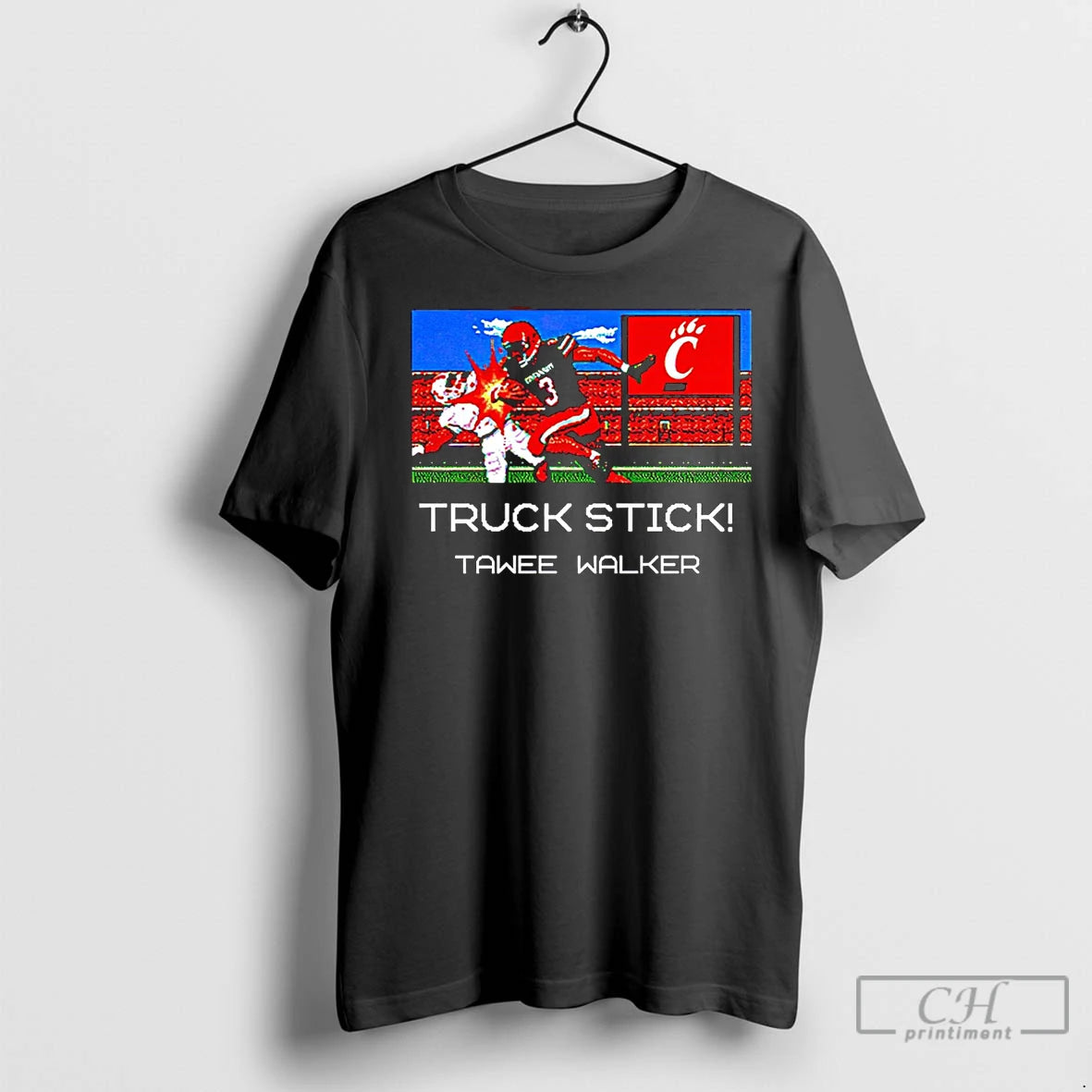 Classic Cincinnati Bearcats Tawee Walker Truck Stick Pixel - clothing by TeeHivey.com
