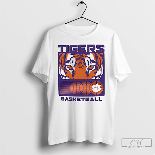 Classic Clemson Tigers Basketball Staredown